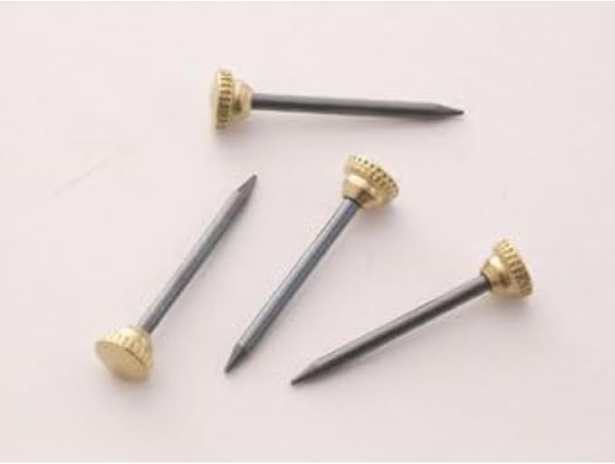 X Brass Headed Pins - Blued Shanks (Blister Pack)
