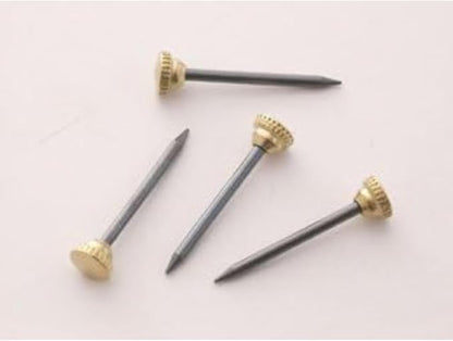 X Brass Headed Pins - Blued Shanks (Blister Pack)