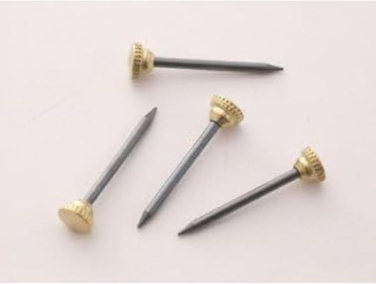X Brass Headed Pins - Blued Shanks (Blister Pack)