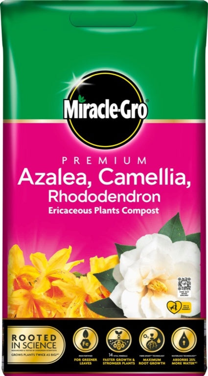 Miracle-Gro® Compost pour azalée, camélia et rhododendron 10L