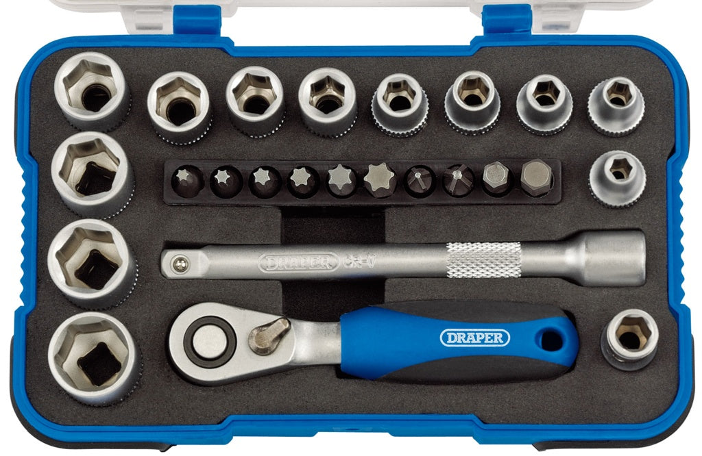 Draper 1/4" Sq Dr Metric Socket Set