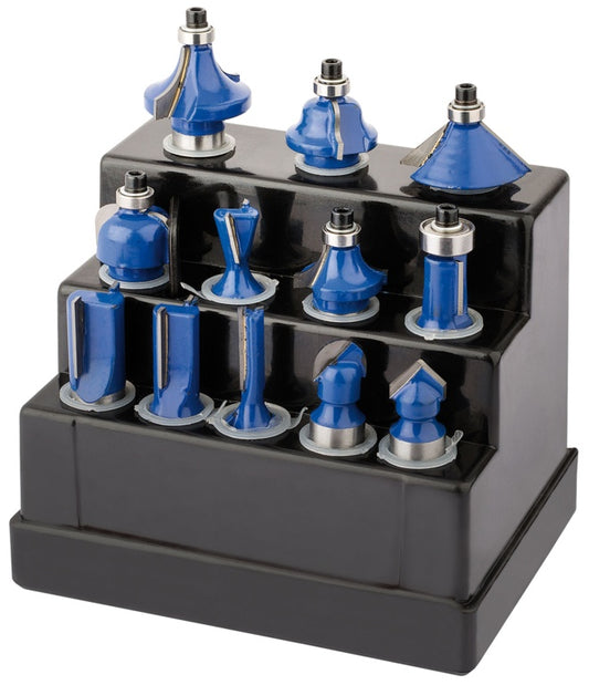 Draper 1/2" TCT Router Bit Set