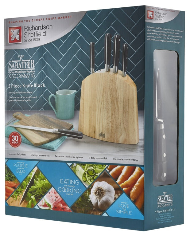 Richardson Sheffield LIFE V Sabatier Knife Block