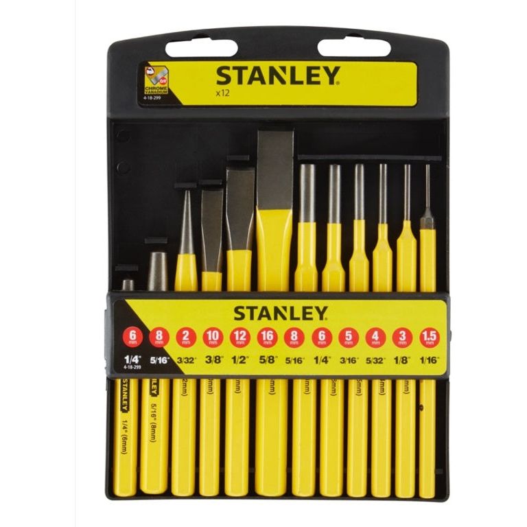 Stanley Punch And Chisel Kit
