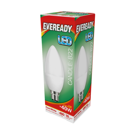 Vela LED Eveready 40W 480lm B22