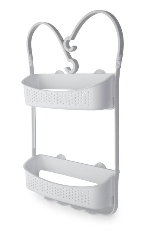 Blue Canyon Double Hanging Shower Caddy White
