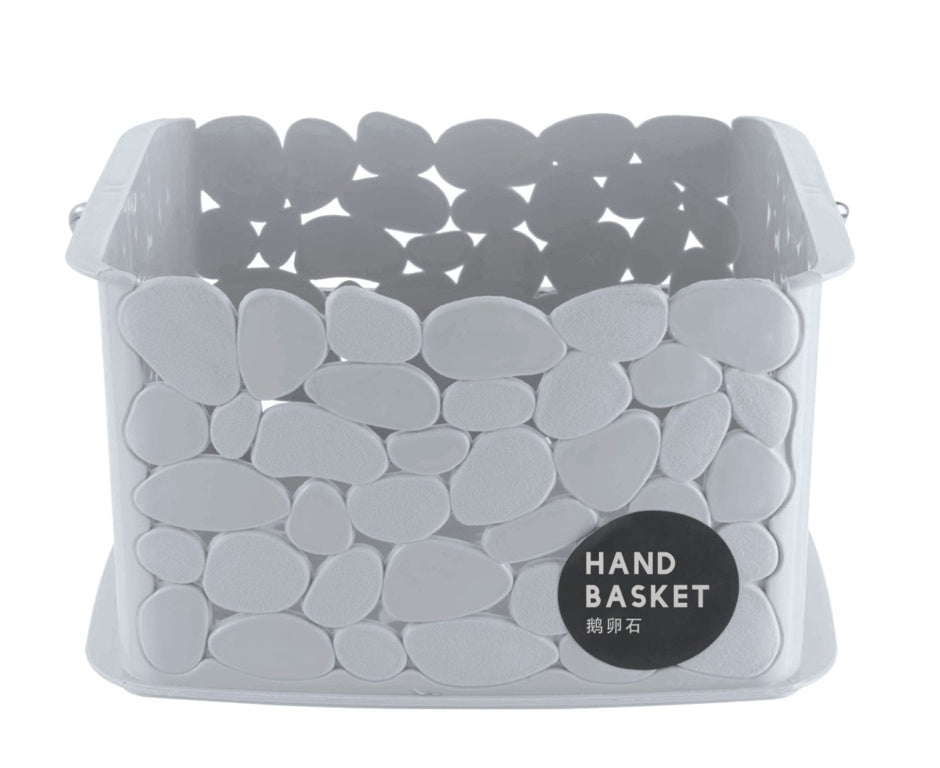 Blue Canyon Pebble Storage Basket With Handles