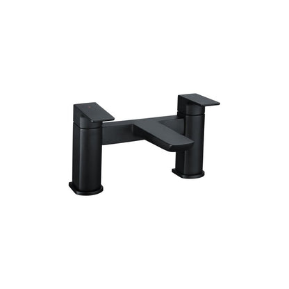SP Matt Black Deck Mounted Bath Filler