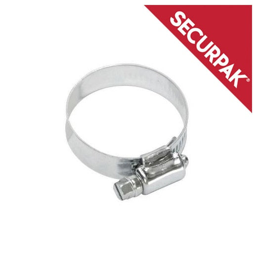 Securpak Zinc Plated Hose Clip 3/4" Pack 2