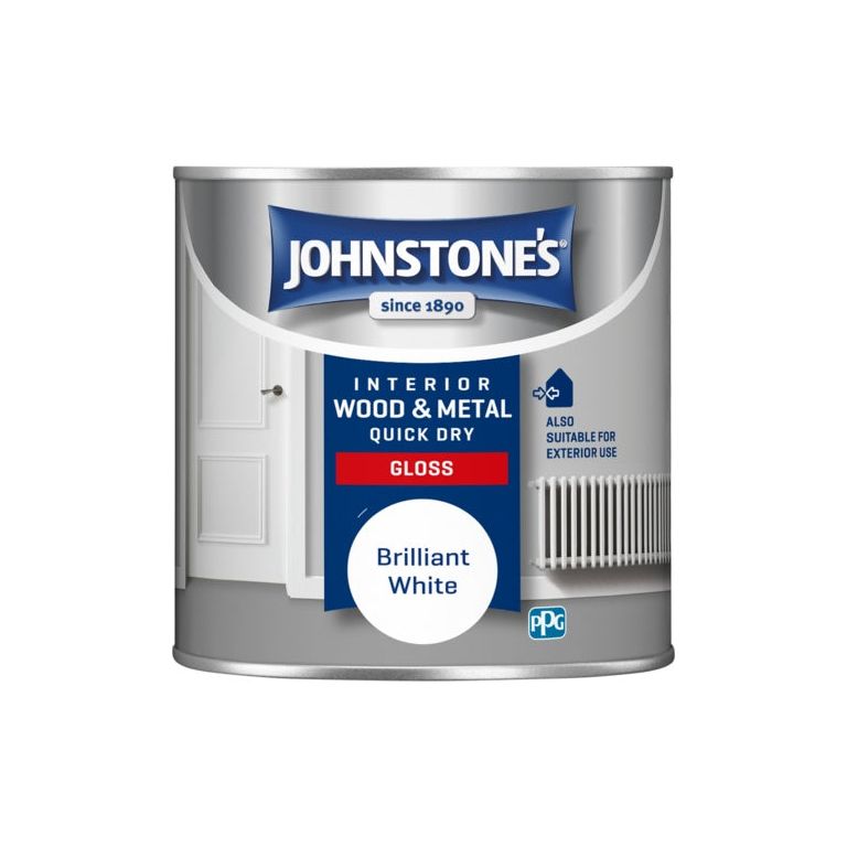 Johnstone's Quick Dry Gloss - Brilliant White