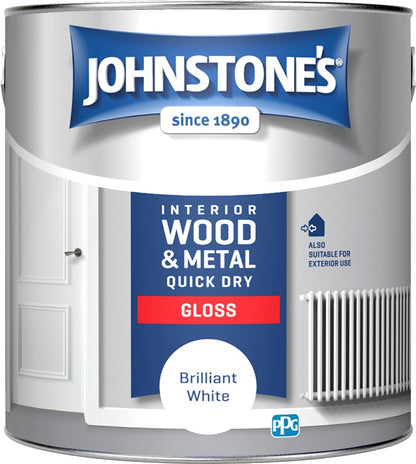 Johnstone's Quick Dry Gloss - Brilliant White