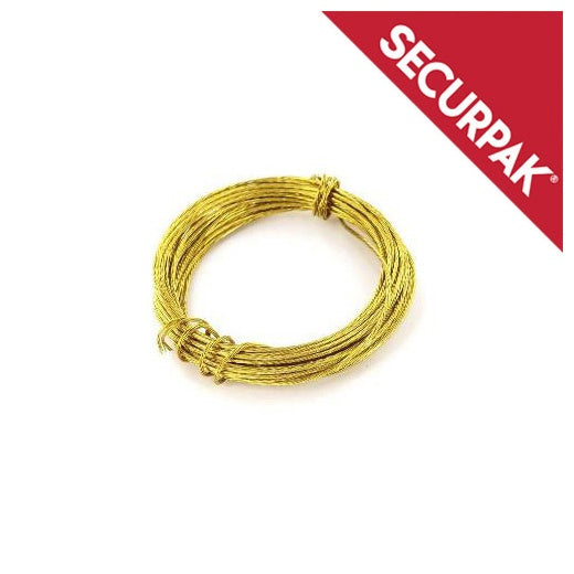 Securpak Brass Picture Wire
