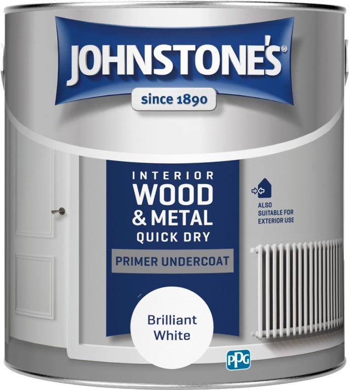 Johnstone's Quick Dry Primer Undercoat - Brilliant White