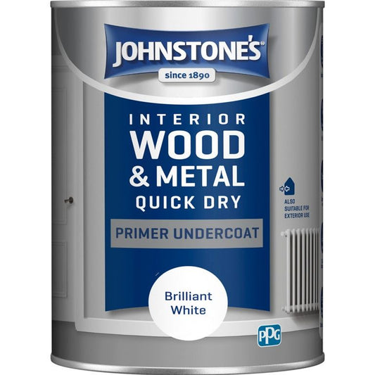 Johnstone's Quick Dry Primer Undercoat - Brilliant White