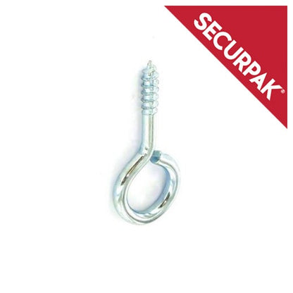 Securpak Zinc Plated Screw Eye 55mmx12 Pack 5