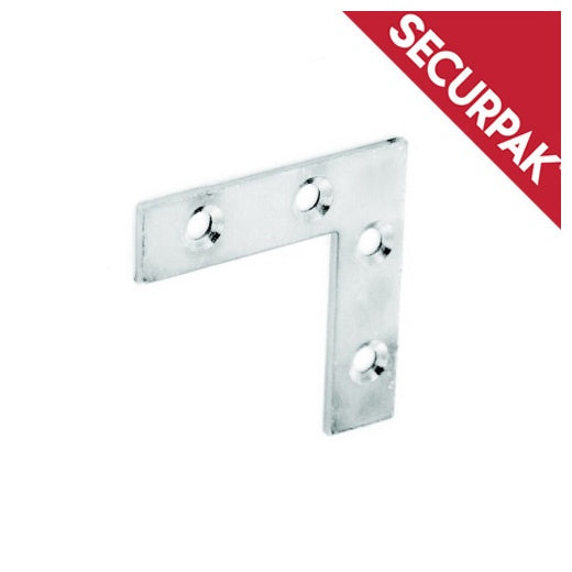 Securpak Zinc Plated Corner Plate