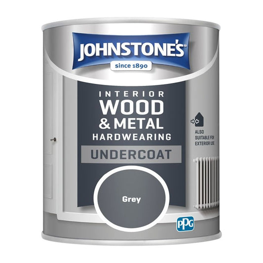 Johnstone's Hardwearing Undercoat 750ml Grey