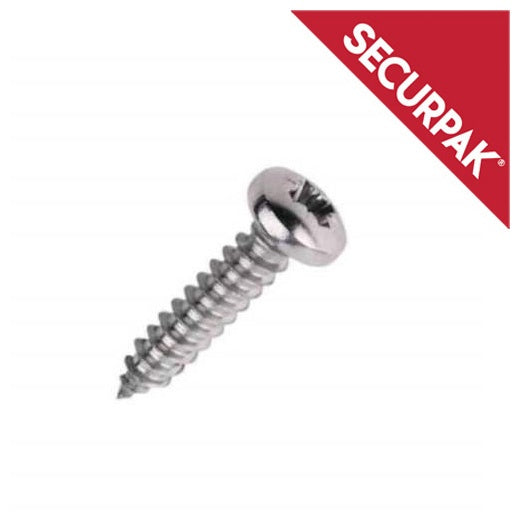 Securpak Pozi Pan Self Tapping Screws ZP