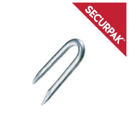 Securpak Zinc Plated Netting Staples