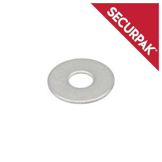 Arandelas Penny chapadas en zinc Securpak