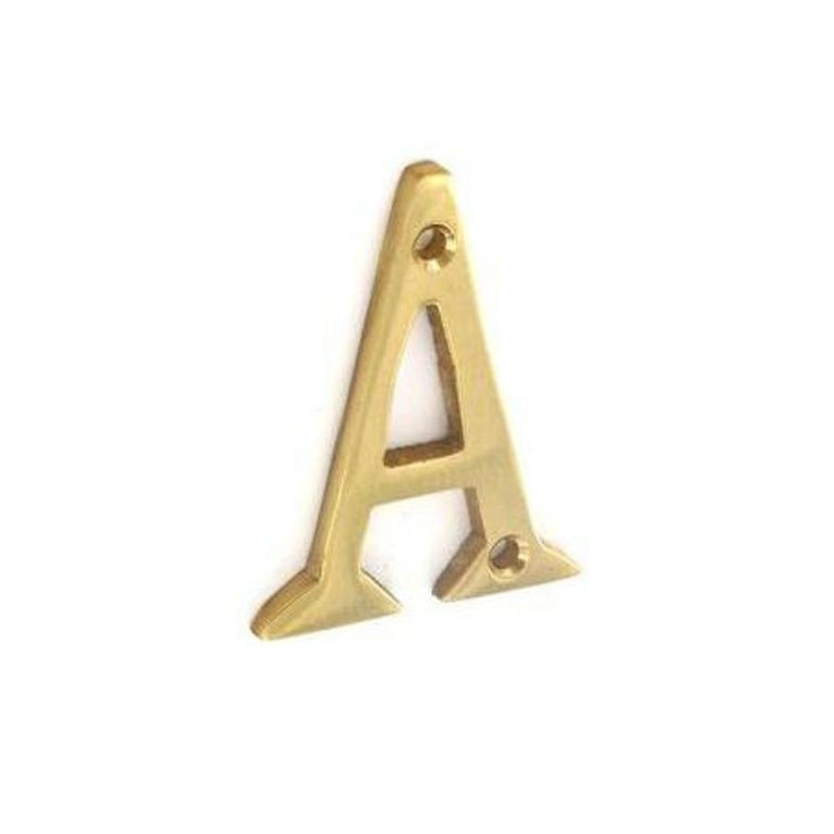 Securit Brass Letter A