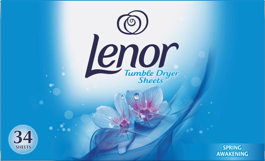 Lenor Tumble Dryer Sheets Spring Awakening Pack 34