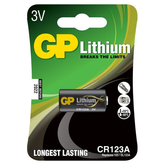 Pile au lithium GP CR123A