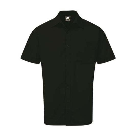 Orn Mens Black Short Sleeved Shirt