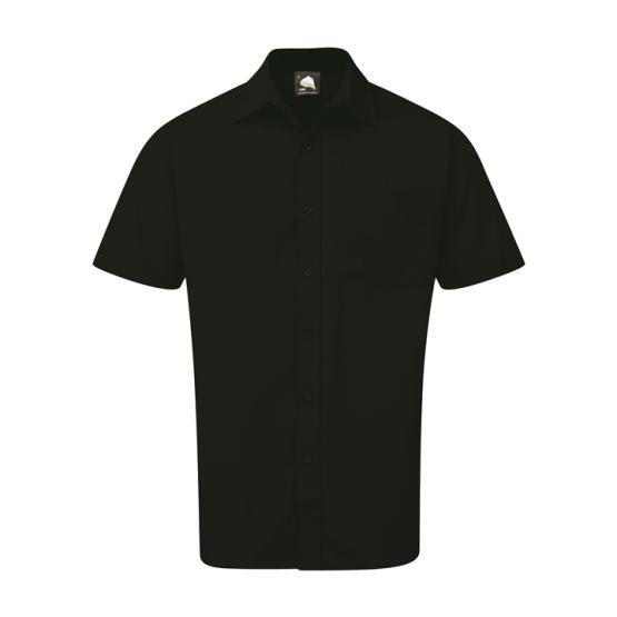 Orn Mens Black Short Sleeved Shirt