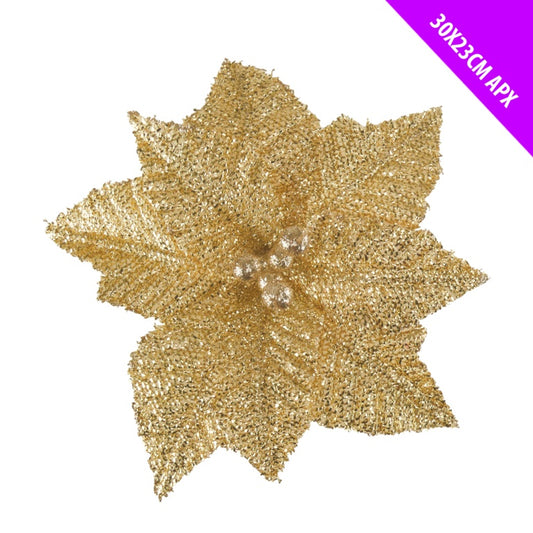 Davies Products Tinsel Poinsettia