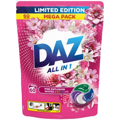 Daz Laundry Pods Pink Explosion 60wsh
