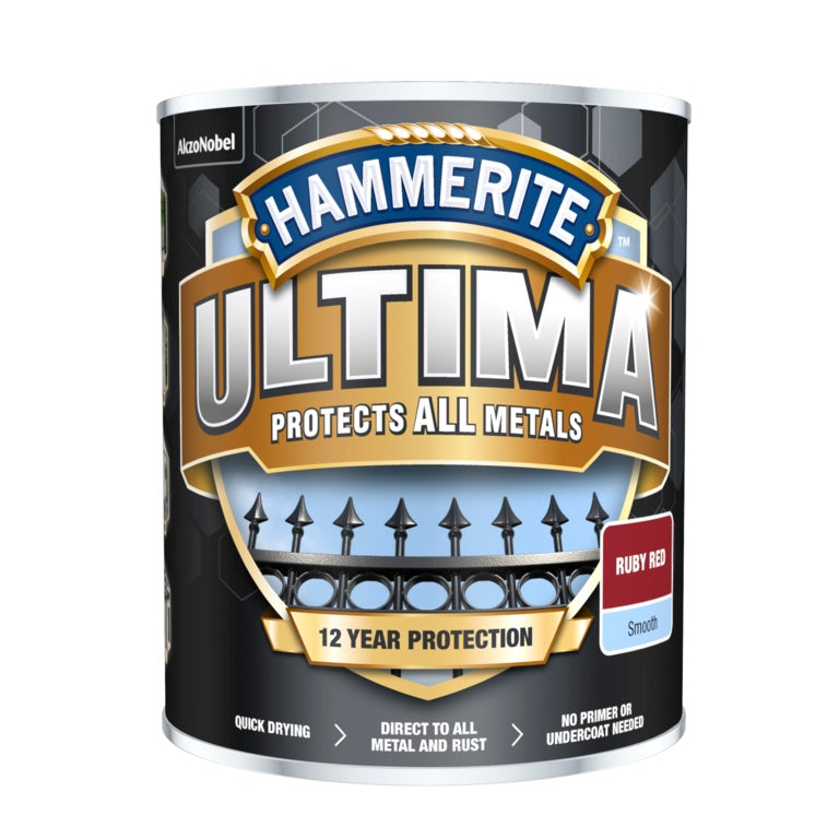 Pintura para metal lisa Hammerite Ultima