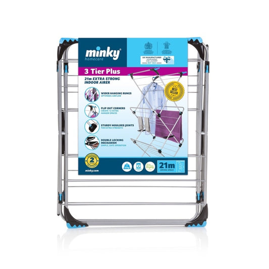 Tendedero Minky de 3 niveles Plus