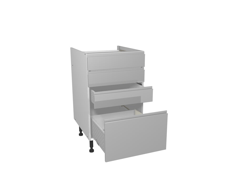 Gower Rapide+ Capri Grey 4 Drawer Unit