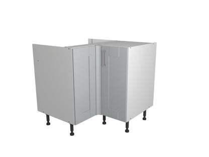 Gower Rapide+ Verona Grey L Shaped Corner Base Unit