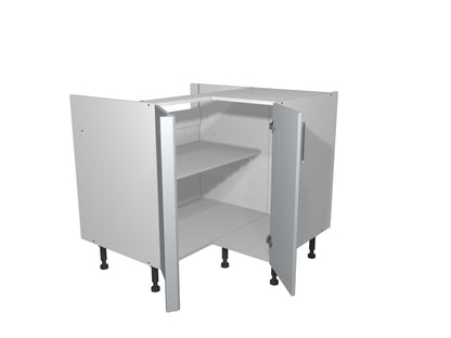 Gower Rapide+ Verona Grey L Shaped Corner Base Unit