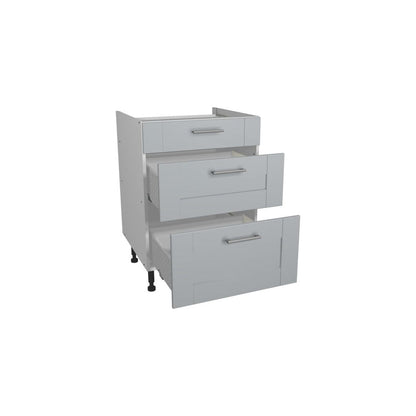 Gower Rapide+ Verona Grey 3 Drawer Unit