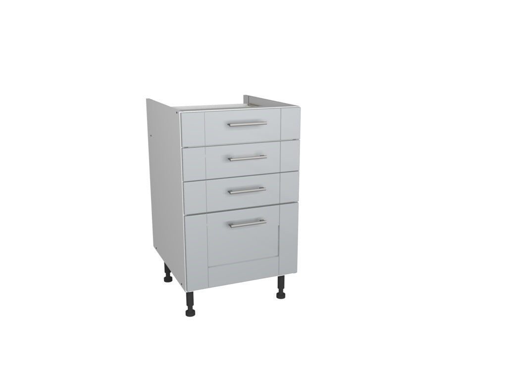 Gower Rapide+ Verona Grey 4 Drawer Unit