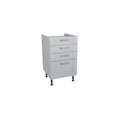 Gower Rapide+ Verona Grey 4 Drawer Unit