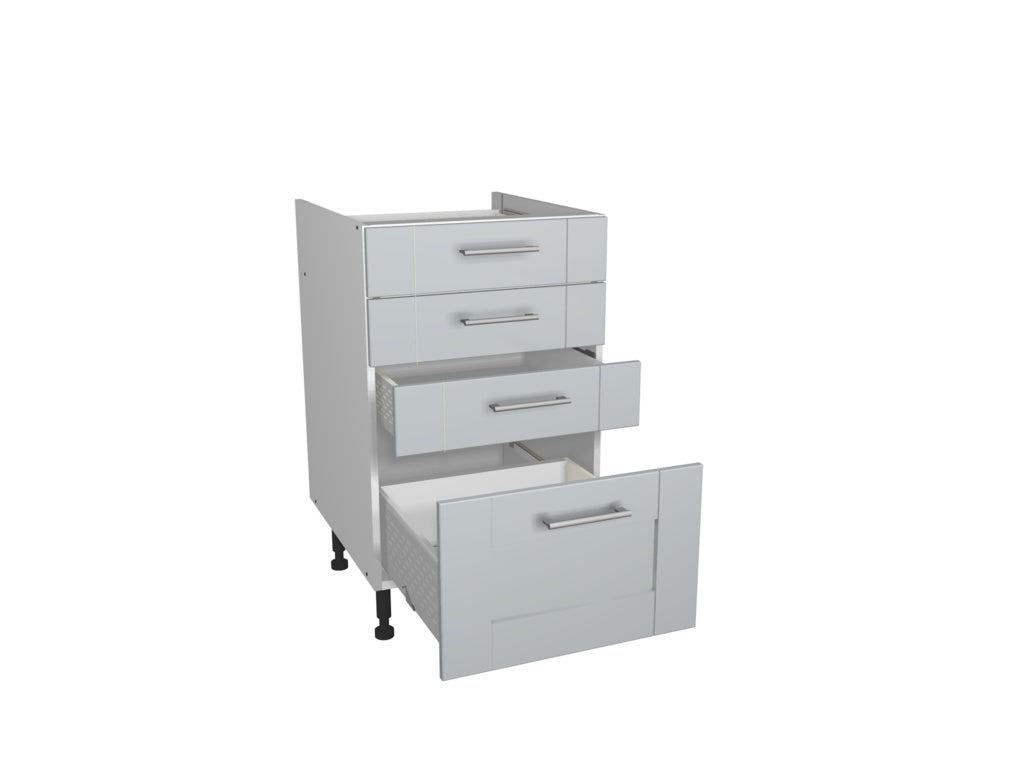 Gower Rapide+ Verona Grey 4 Drawer Unit