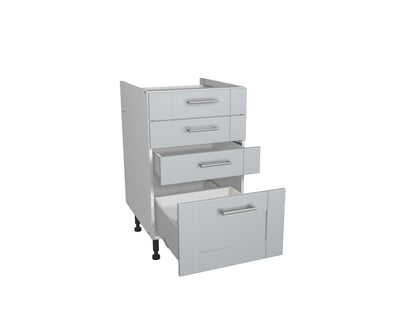 Gower Rapide+ Verona Grey 4 Drawer Unit