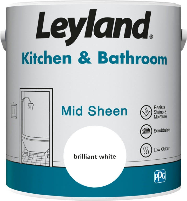 Leyland Kitchen & Bathroom Mid Sheen 2.5L