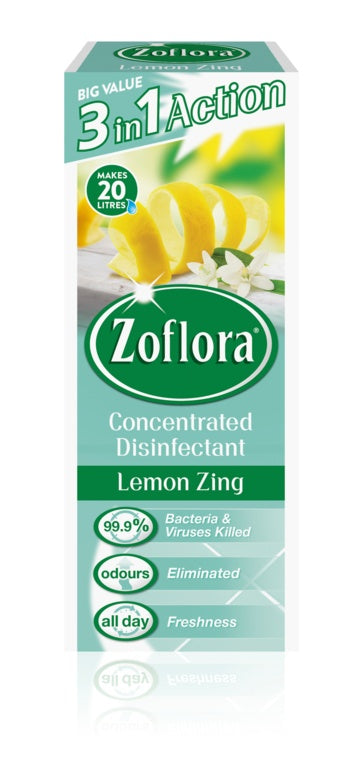 Zoflora Disinfectant 500ml Lemon Zing