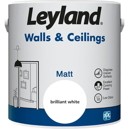 Leyland Walls & Ceilings Matt 2.5L