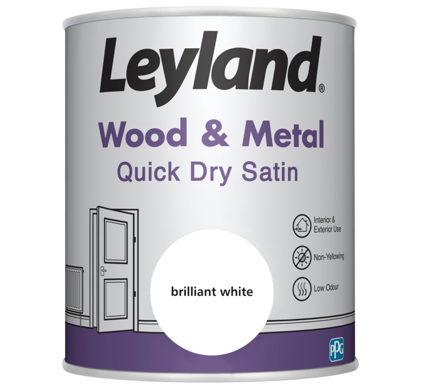 Leyland Wood & Metal Quick Dry Satin 750ml