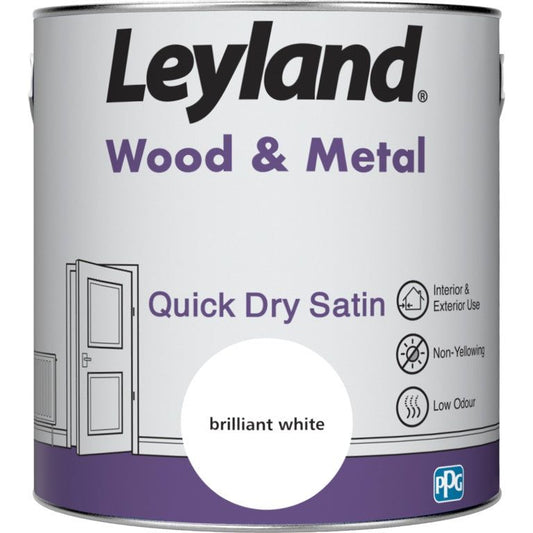 Leyland Wood & Metal Quick Dry Satin 2.5L