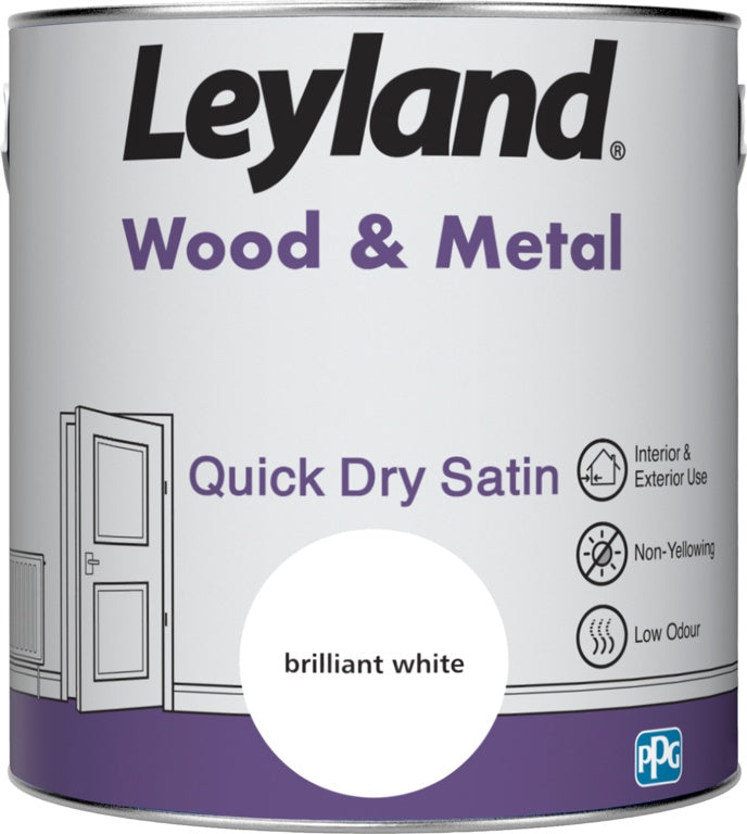 Leyland Wood & Metal Quick Dry Satin 2.5L