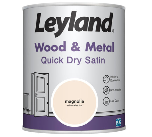 Leyland Wood & Metal Quick Dry Satin 750ml