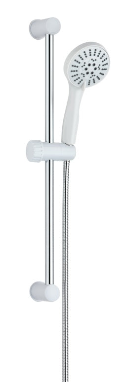 Blue Canyon White Shower Rail Set