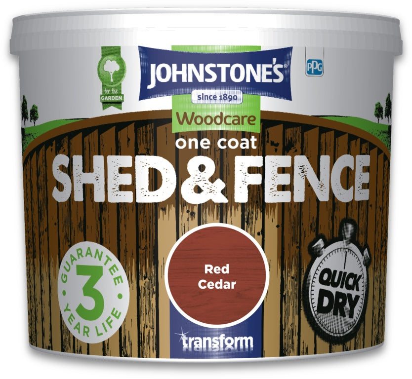 Cobertizo y valla Johnstone's One Coat 5L